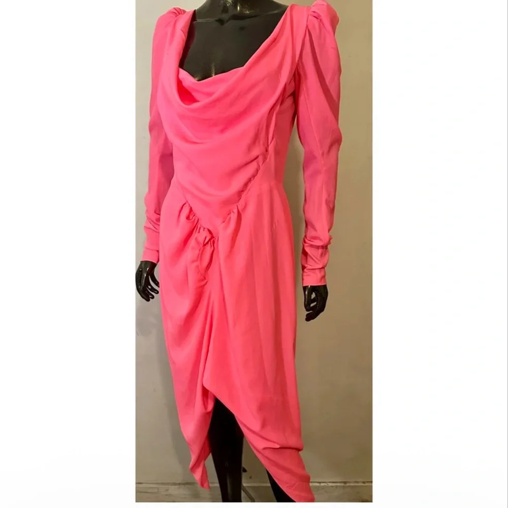 Vivienne Westwood NWT crepe draped gown - authenticated. - Picture 7 of 12